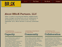 Tablet Screenshot of brickllc.com